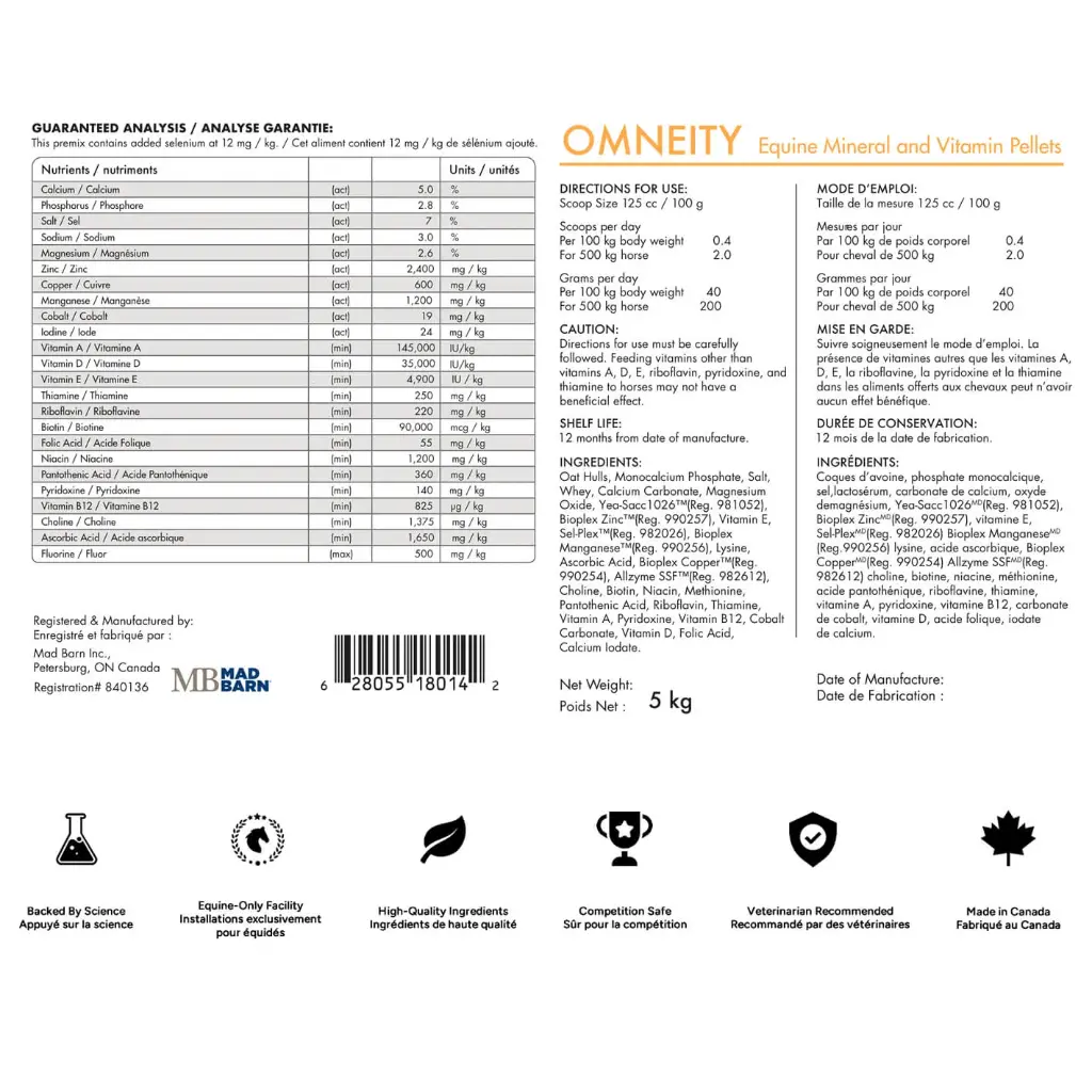 omneity-pellets-vitamin-and-mineral-supplement-for-horses-ingredients-label-mad-barn-equine.webp