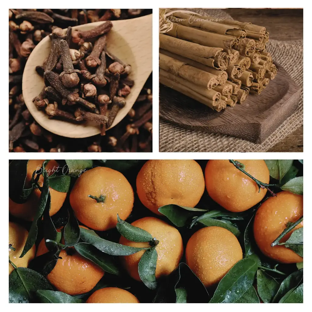 Be Merry & Bright Simmer Melt, Natural Holiday Spice Wax Cubes 5.webp