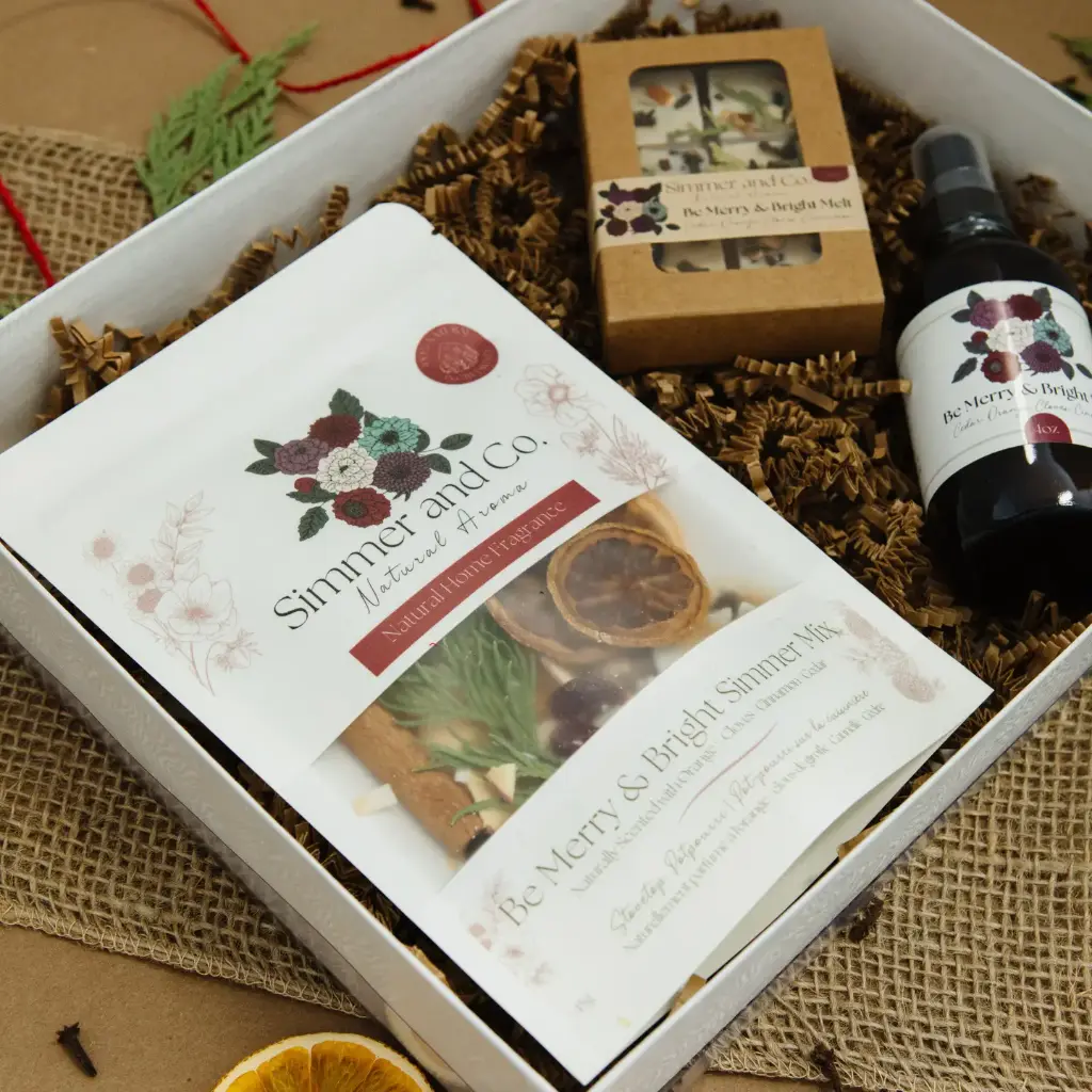 Merry Gift Set – Be Merry & Bright Simmer Aroma Trio 3.webp