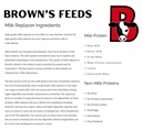 Brown's Foal Milk Replacer 10kg (Pail)