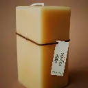 Wild Hive Natural Beeswax Candle Large Square.webp
