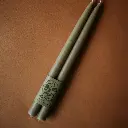 Wild Hive Tapers Moss Green Candles.webp