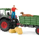 Schleich Tractor with Trailer 4.webp