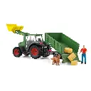 Schleich Tractor with Trailer 3.webp