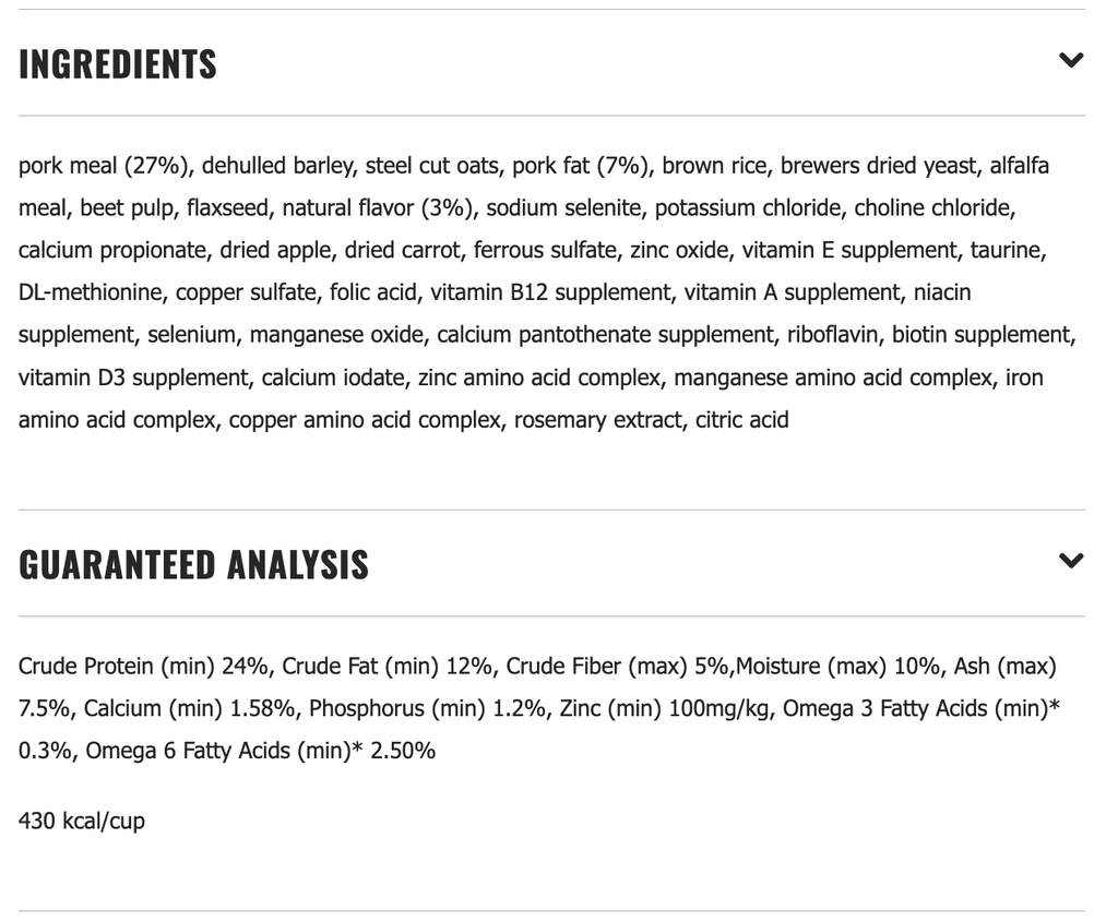 Boreal Dog Traditional Blend Chicken Meal 16.8 kg