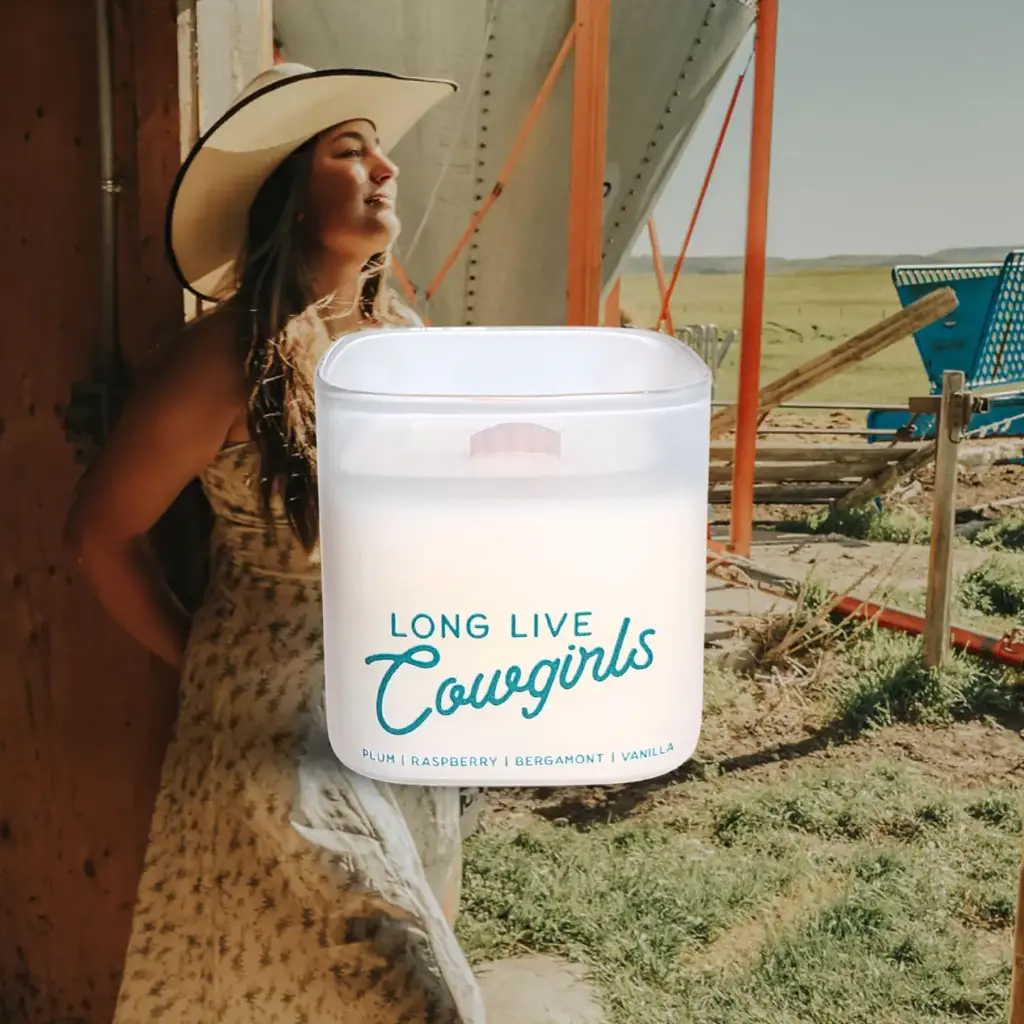 Long Live cowgirls candle 2.webp