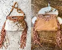 The Maggie Western Tooled Leather Cowhide Fringe Tassel Crossbody Clutch | Western Purse Canada 8.webp