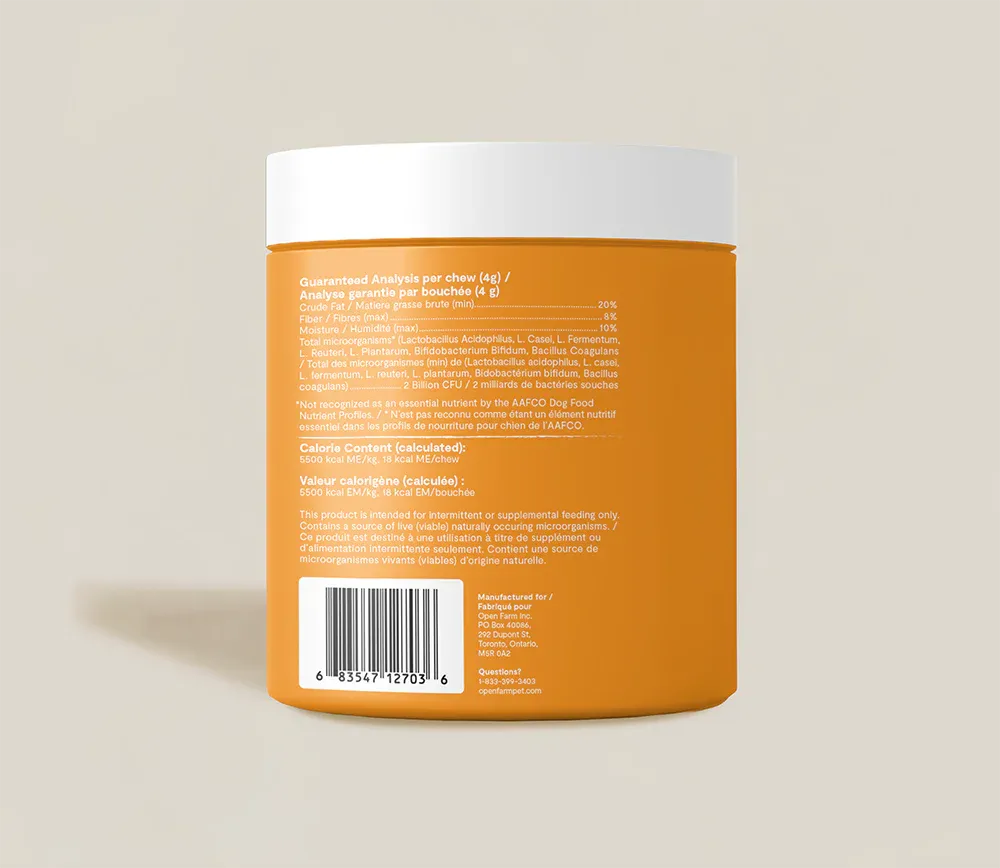 Probiotic Food Supplement Chews for Dogs 4.webp