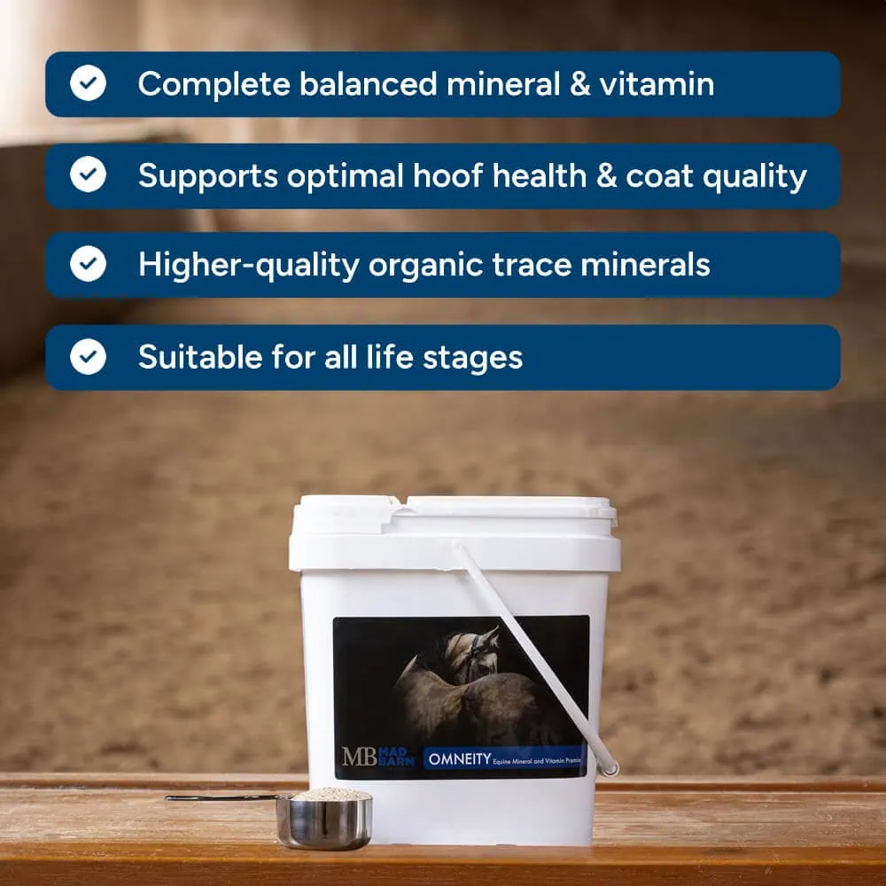 MadBarn- Omneity - Equine Mineral and Vitamin Premix (5kg pail)