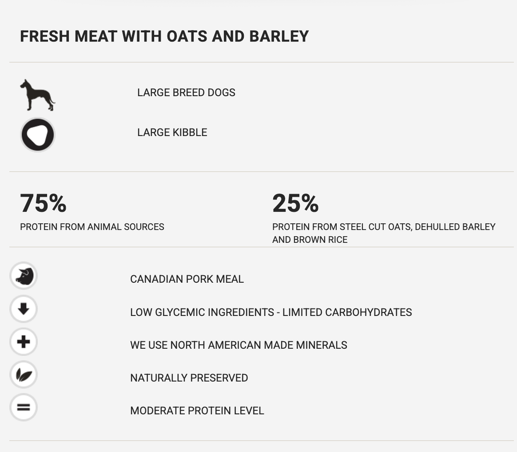 Boreal Dog Healthy Grains Large Breed Red Meat 13.6kg