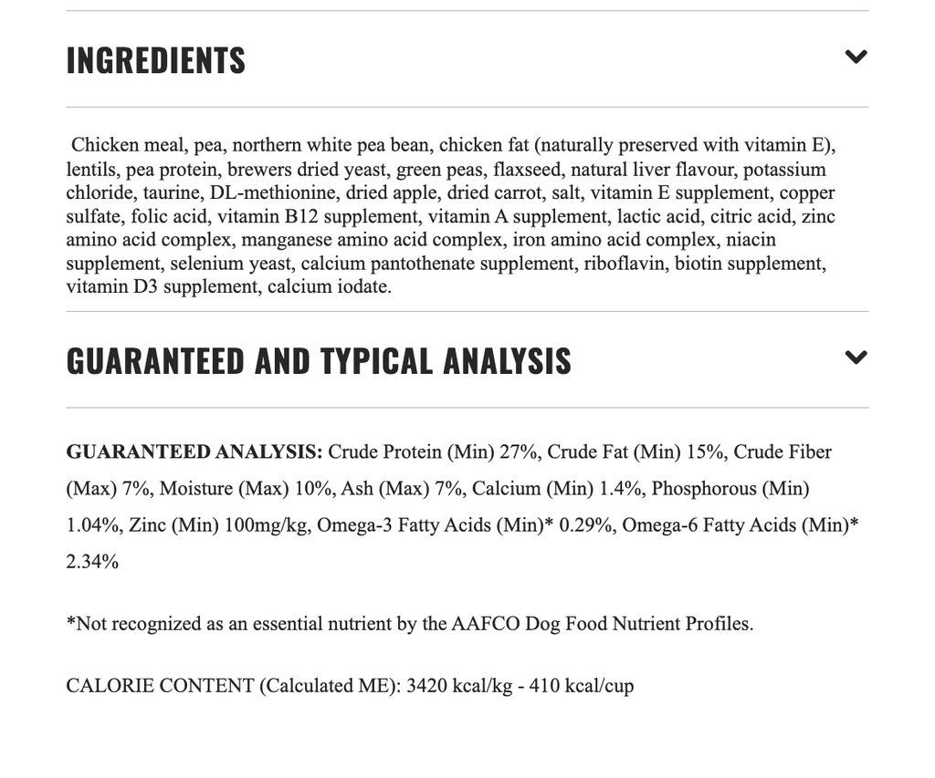 Boreal Dog Vital Chicken 11.33kg 