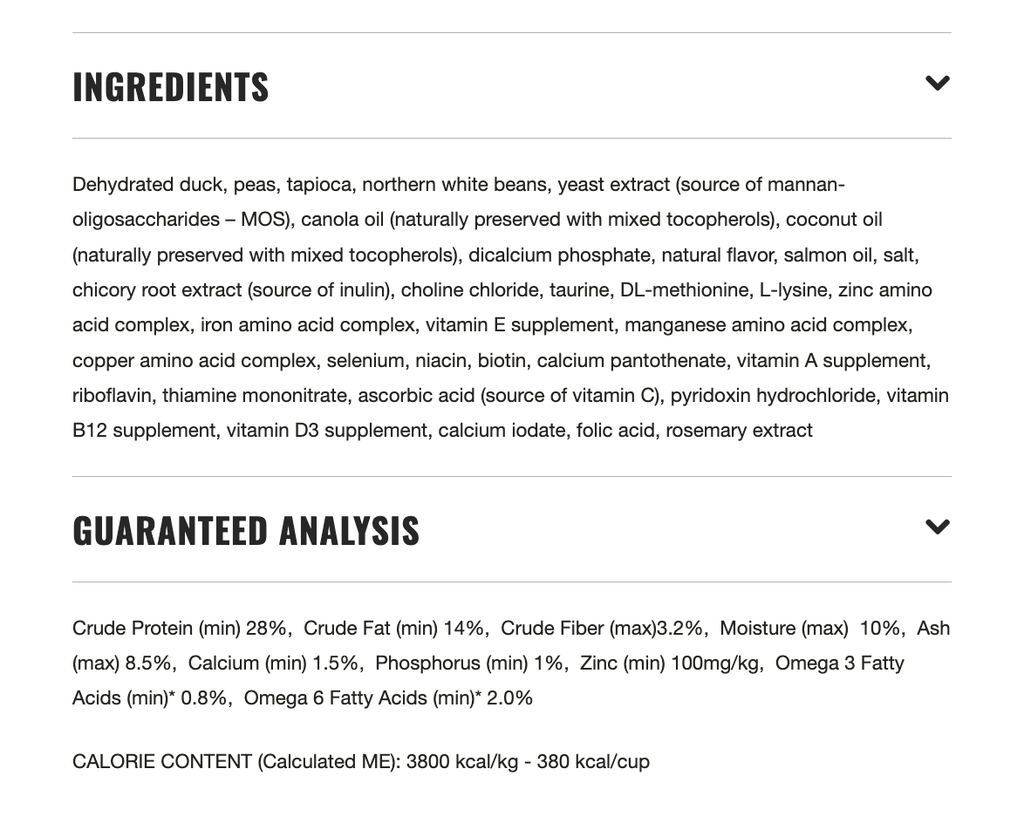 Functional Limited Ingredients Duck 10kg