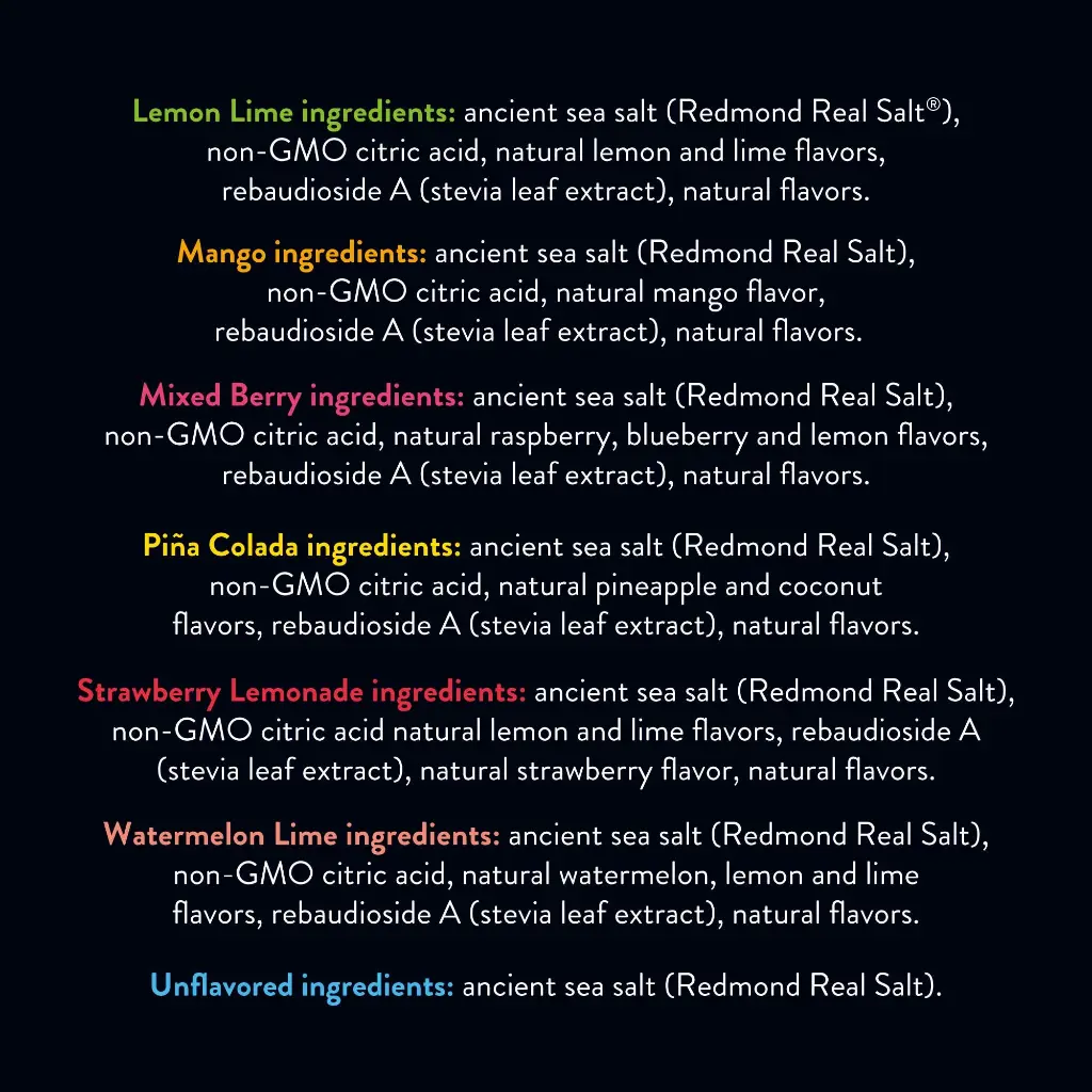 Redmond Re-Lyte Hydration Jar 380g (Lemon Lime)