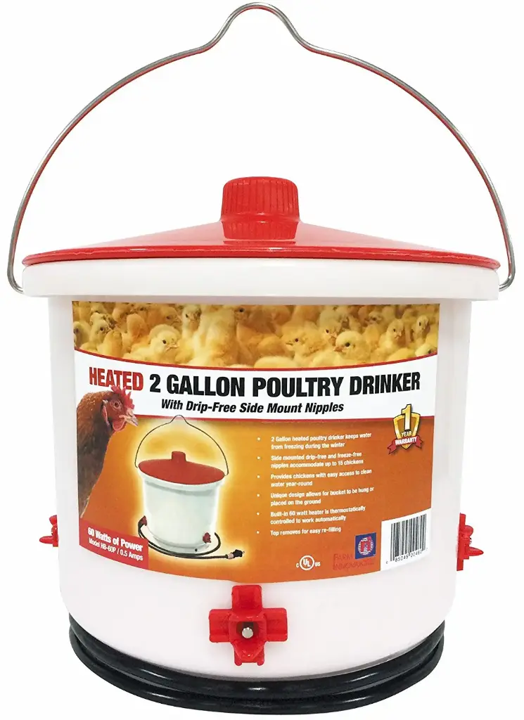 [216-425] Farm Innovators - Heated Poultry Drinker 2 gal