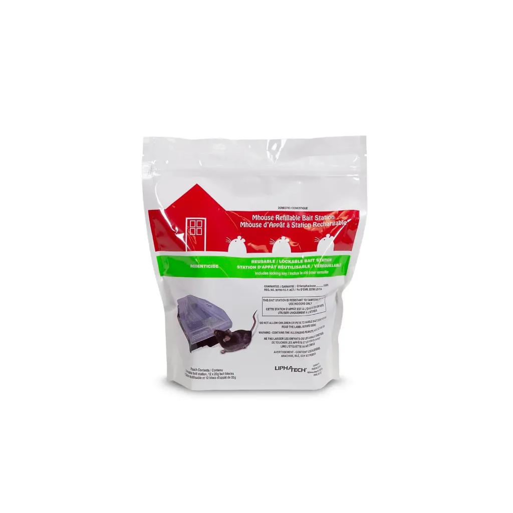 [024-714] Mhouse Block w/Bait Stn 12x20g