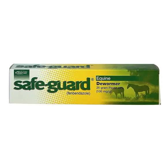 [063-721] SafeGuard (Fenbendazole) Horse Paste (25gm Syringe)