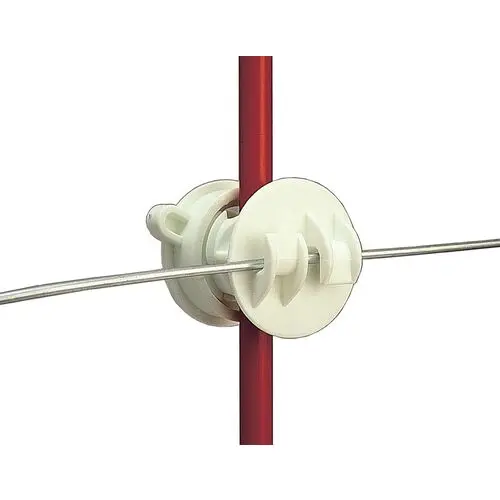 Gallagher ROD POST SCREW-ON CLAW 1/4” TO 5/8” WHITE 25 pkg