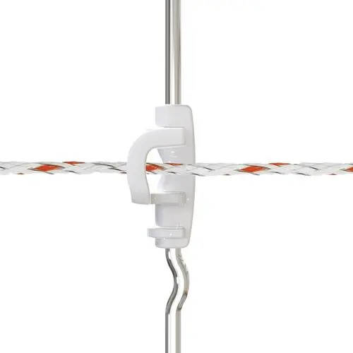 Gallagher MULTI WIRE RING TOP POST INSULATOR WHITE 30 pkg