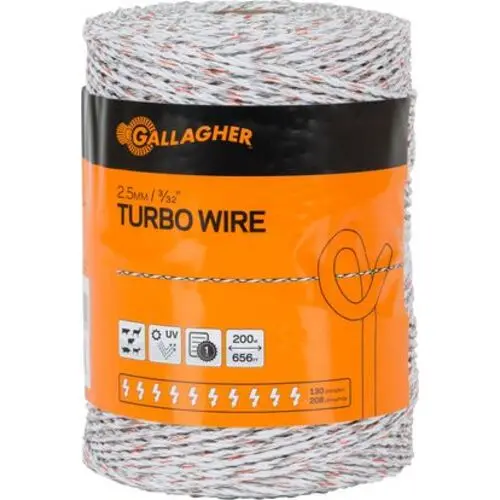 Gallagher TURBO WIRE 1312’ + 300’ FREE WHITE