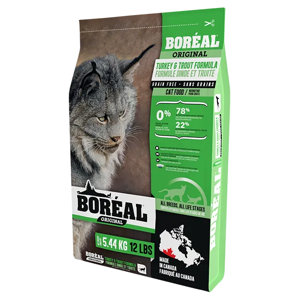Boreal Cat Original Turkey & Trout 5.44 kg