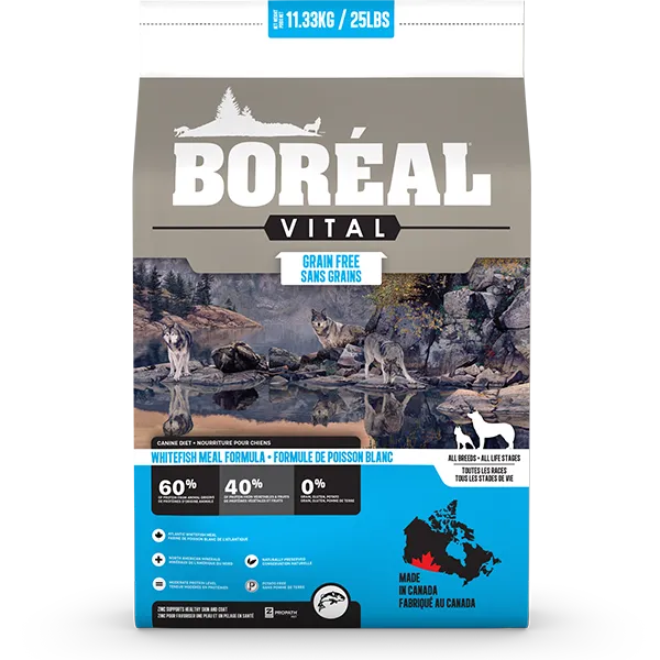 [688-00546] Boreal Dog Vital All Breed Whitefish Meal 11.33kg