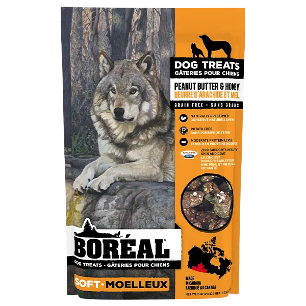Boreal Dog Treats Peanut Butter and Honey 150 g