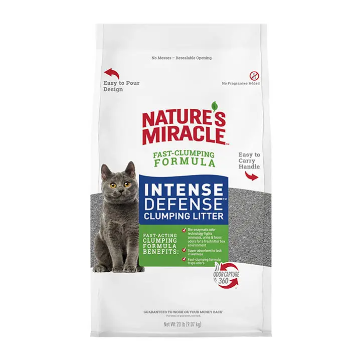 NM Intense Defense Clumping Litter Fragrance-Free 40lb