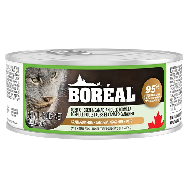 Boreal Cat Cobb Chicken & Canadian Duck 24/80g