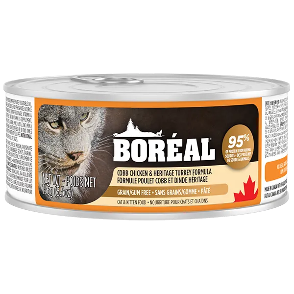 Boreal Cat Cobb Chicken & Heritage Turkey 156g