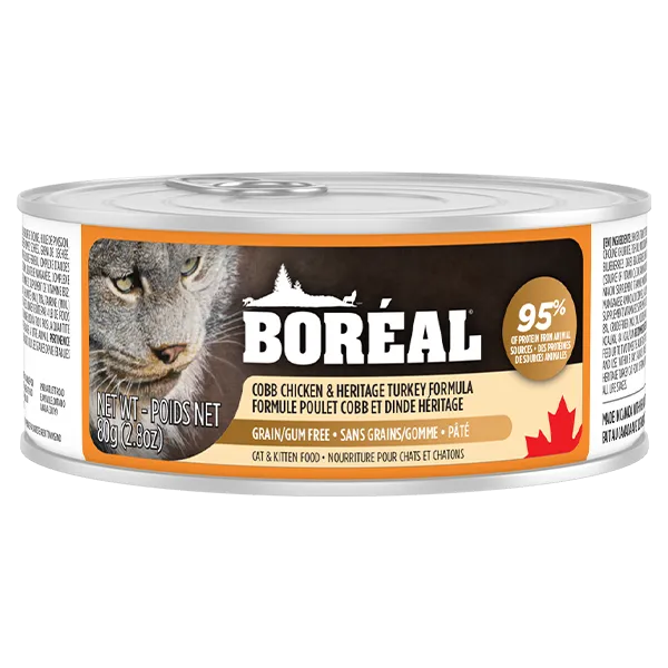 Boreal Cat Cobb Chicken & Heritage Turkey 80g