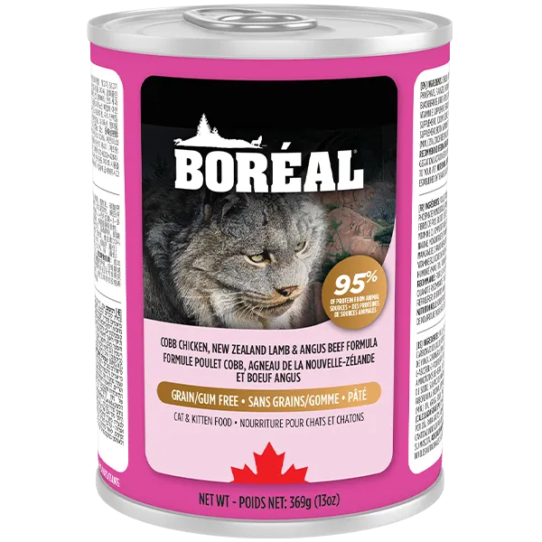Boreal Cat Cobb Chicken NZ Lamb & Angus Beef 369g