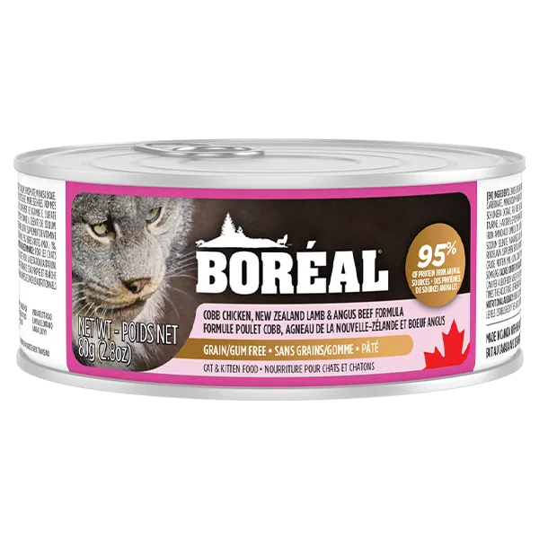 Boreal Cat Cobb Chicken NZ Lamb & Angus Beef 80g