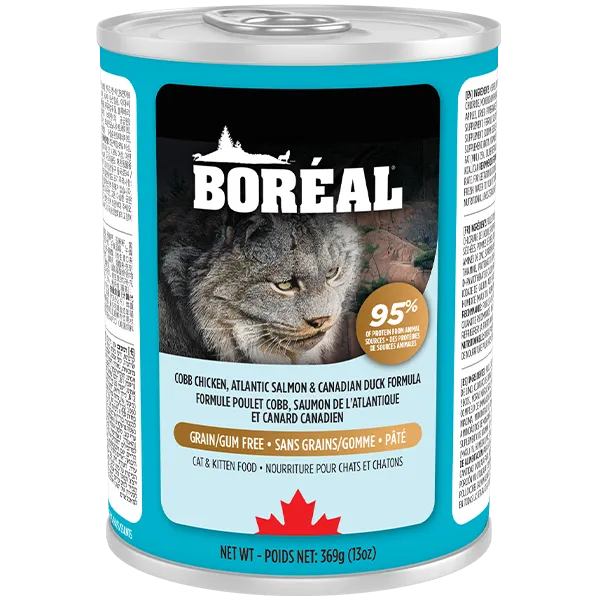 Boreal Cat Cobb Chicken Atlantic Salmon & Canadian Duck 369g