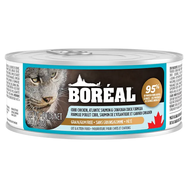 Boreal Cat Cobb Chicken Atlantic Salmon & Canadian Duck 80g