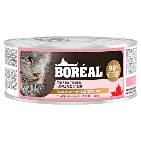 Boreal Cat Pork & Trout 156g