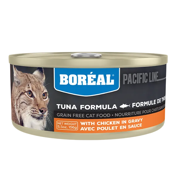 Boreal Cat Red Tuna in Gravy with Chicken 156g