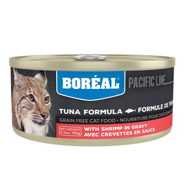 Boreal Cat Red Tuna in Gravy with Shrimp 156g