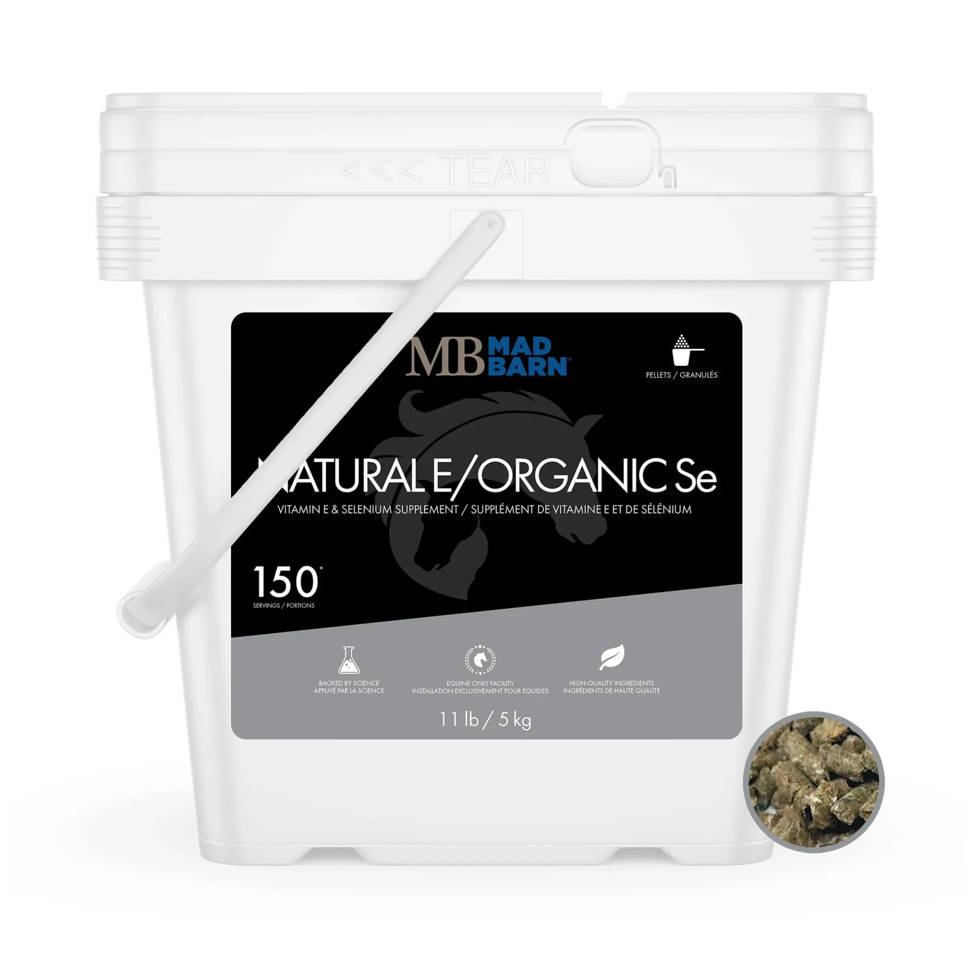 MadBarn - Natural E/Organic Se Pellet (2.5kg Pail)
