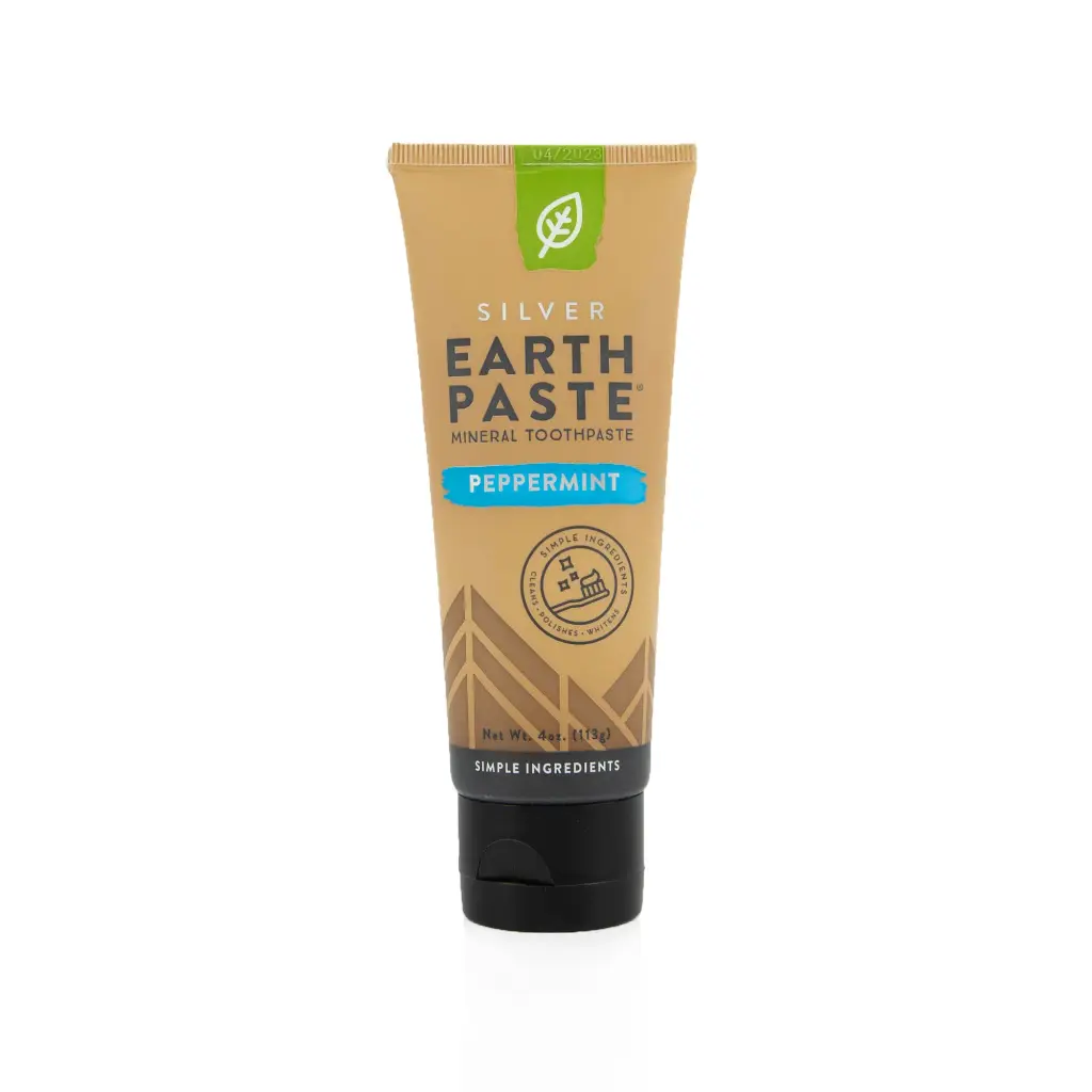 [Z4009C] Redmond Life - Earthpaste 113g (4oz) Toothpaste Tube (Peppermint)
