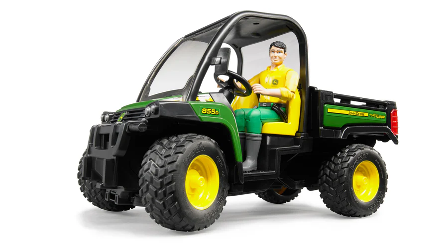 [09812] Bruder John Deere Gator XUV 855D with driver