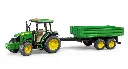 Bruder John Deere 5115M with trailer