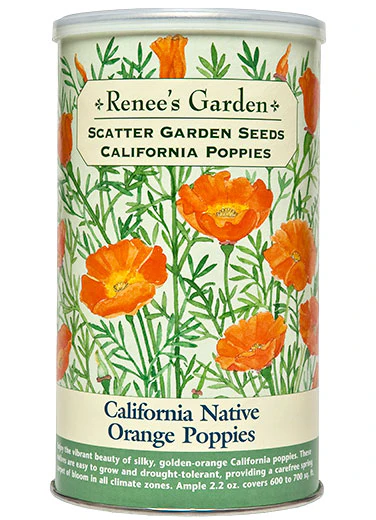 [RN8187] Renee's Garden Scatter Can - Poppies