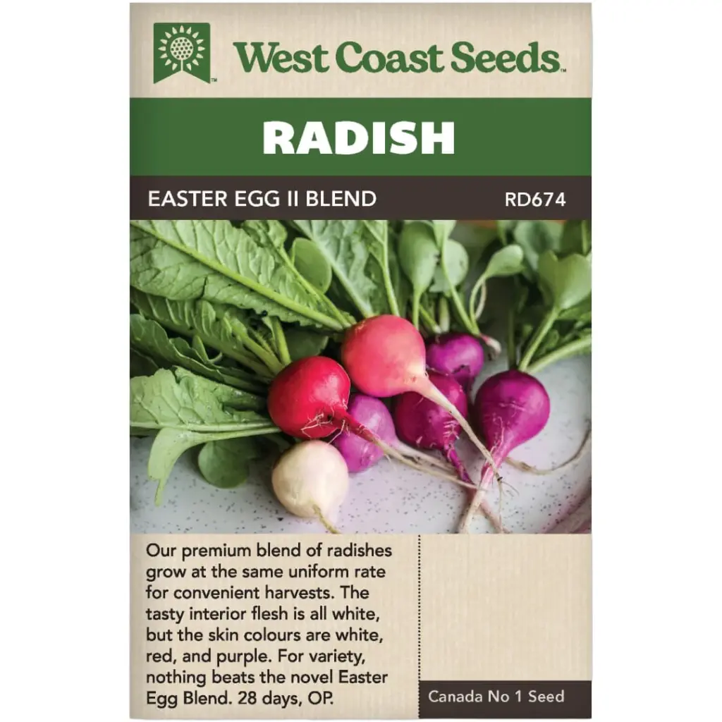 [RD674A] WCS Radishes - Easter Egg II