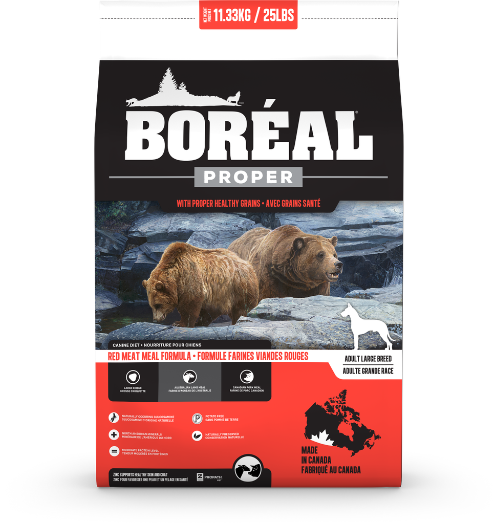 [688-00525] Boreal Dog Proper Large Breed Red Meat 11.3kg