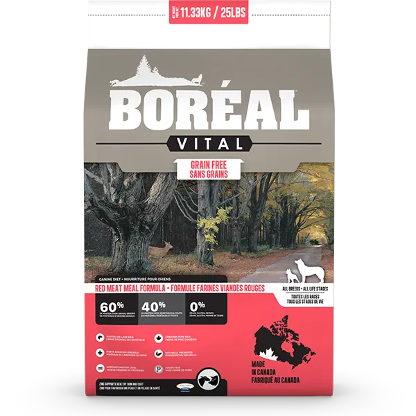 Boreal Dog Vital All Breed Red Meat Meal 11.33kg