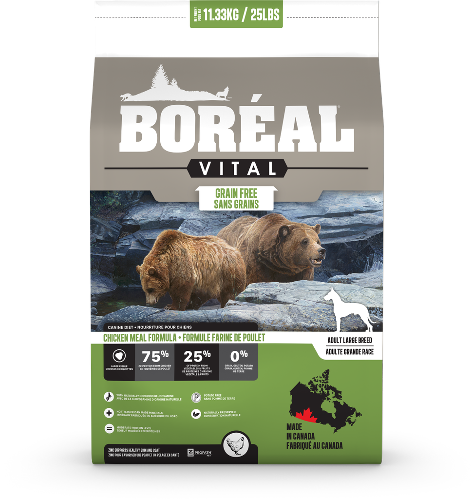 [688-00520] Boreal Dog Vital Large Breed Chicken Meal 11.33kg