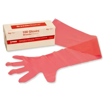 OB Glove Breeder Sleeve (orange) 1mm/39in (100/pkg)