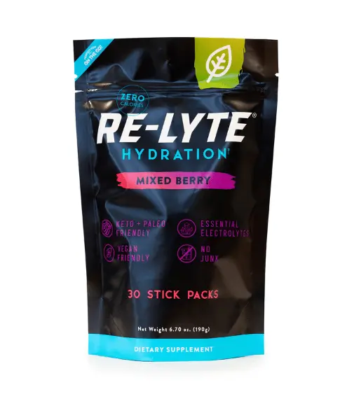 [VRS10006] Redmond Life -  Re-Lyte Hydration Sticks (30 servings) (Mixed Berry)