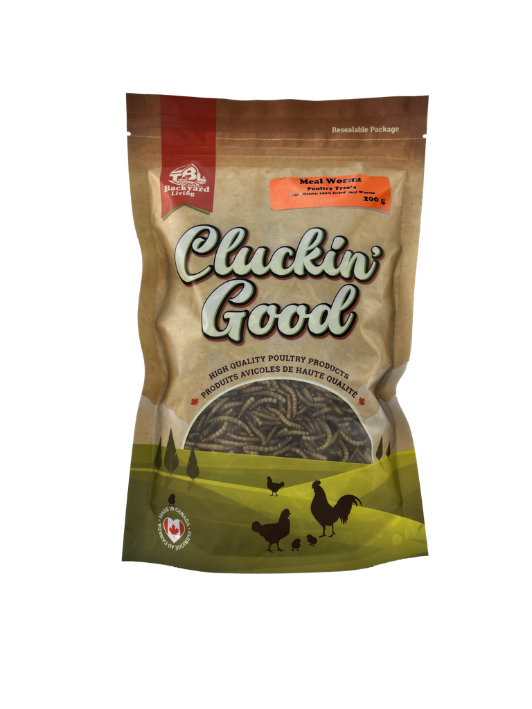 [TBLCGBMW001] Cluckin' Good - Mealworms (200gm)