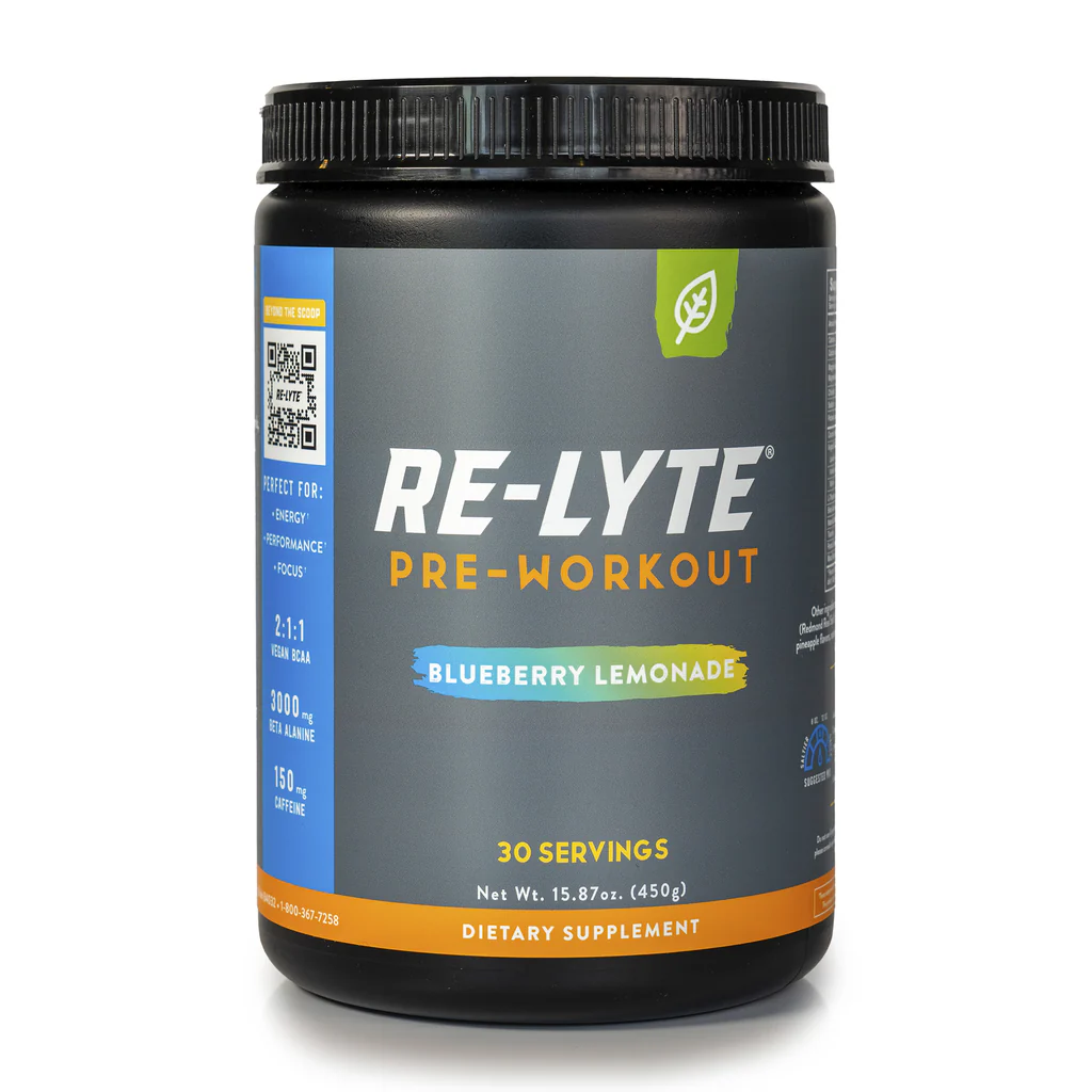 Redmond Life - Re-Lyte®  Pre-Workout (Blueberry Lemonade)